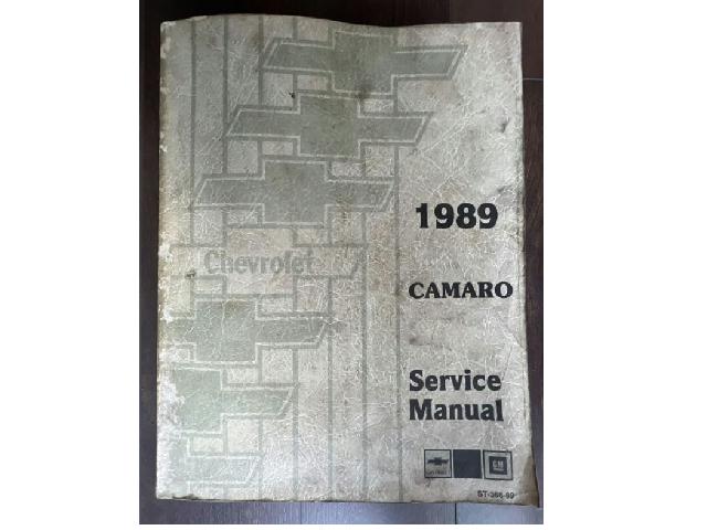 1989 Camaro Service Manual (GM) Used